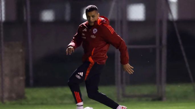 "Ya gané": divertido duelo entre Alexis Sánchez y Brayan Cortés en el entrenamiento de la Roja