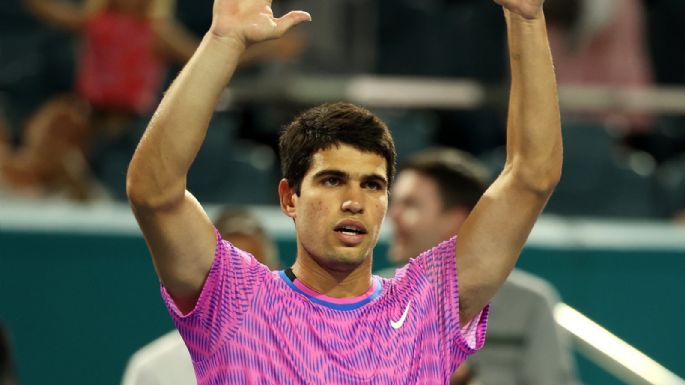 Sigue su paso en Miami: qué necesita Carlos Alcaraz para destronar a Djokovic como número 1