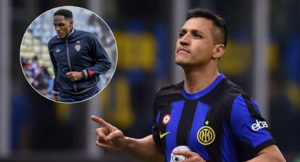 Empujón por la espalda: el cruce que tuvo Alexis Sánchez con Yerry Mina en el empate de Inter