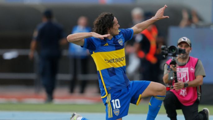 Con gol de Edinson Cavani: Boca eliminó a River y avanzó a las semifinales de la Copa de la Liga