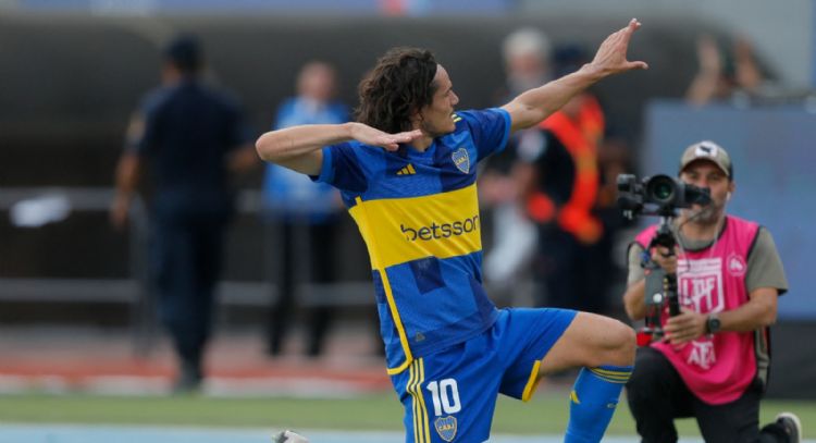 Con gol de Edinson Cavani: Boca eliminó a River y avanzó a las semifinales de la Copa de la Liga