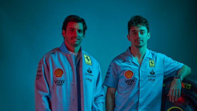 Abandonaron el rojo: los monos que usarán Leclerc y Sainz para Ferrari en el GP de Miami