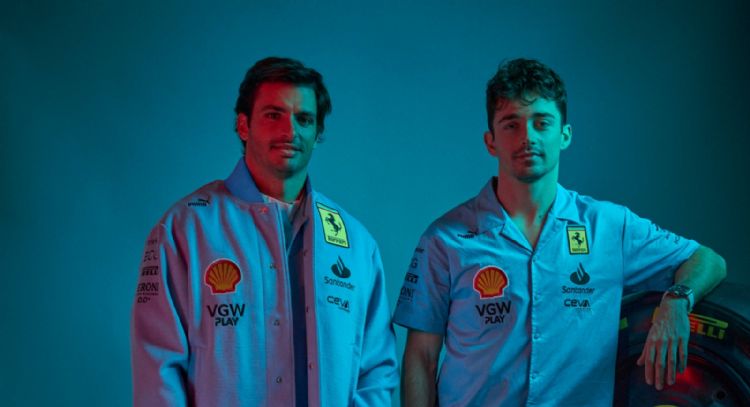Abandonaron el rojo: los monos que usarán Leclerc y Sainz para Ferrari en el GP de Miami