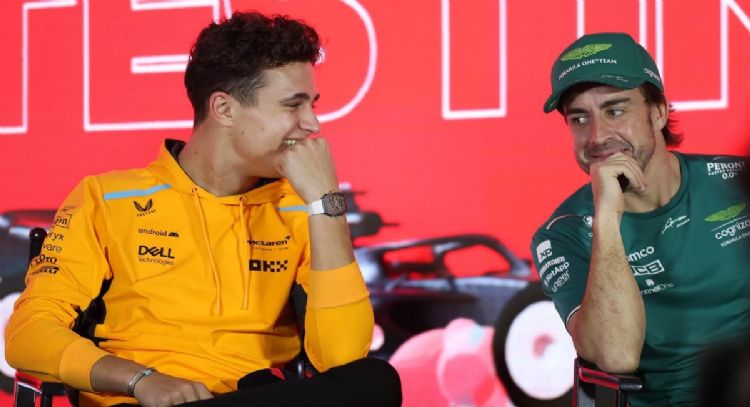 “Es raro”: el particular elogio de Lando Norris para Fernando Alonso