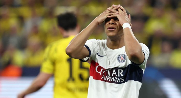 Los palos se lo negaron: el PSG de Kylian Mbappé cayó en la ida de las semis de Champions