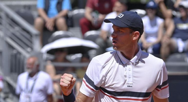 Partidazo en Roma: Nicolás Jarry venció a Napolitano y subió en el ranking de la ATP