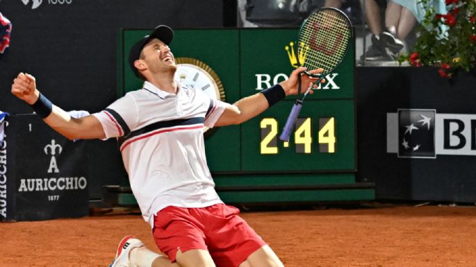 17 años después: Nicolás Jarry igualó a Feña González y jugará la final del Masters 1000 de Roma