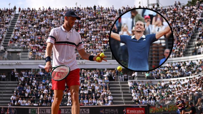 Otra vez el alemán: Alexander Zverev venció a Nicolás Jarry en la final del Masters de Roma