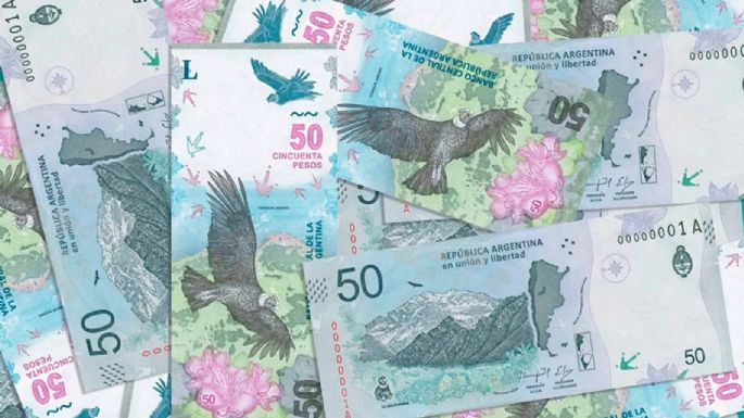 Dos millones de pesos: los billetes de 50 pesos con un error que están cotizando muy alto