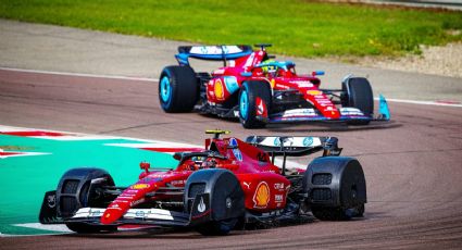 Ilusiones: Oliver Bearman y Arthur Leclerc, el hermano de Charles, en una prueba de Ferrari