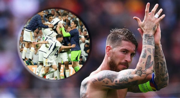 "Muy del minuto 93": el particular festejo de Sergio Ramos por el acceso a la final del Real Madrid
