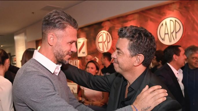 ¿No se quisieron cruzar?: dónde estaba Martín Demichelis en la visita de Marcelo Gallardo