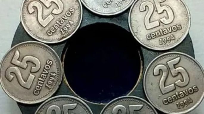 Oportunidad única: las monedas de 25 centavos que se pueden vender por 700 mil pesos