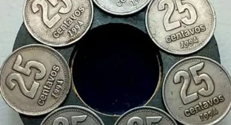 Oportunidad única: las monedas de 25 centavos que se pueden vender por 700 mil pesos