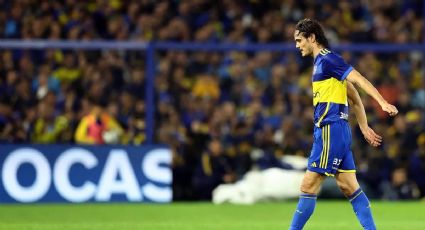 El momento de furia de Edinson Cavani en Boca que causó su expulsión