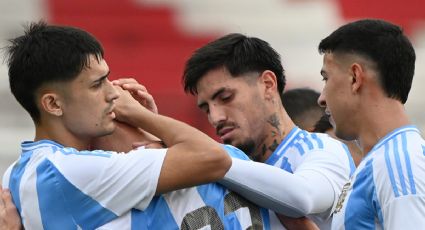 Goleada en el primer amistoso: la Selección Argentina derrotó a Paraguay en la previa a los JJOO