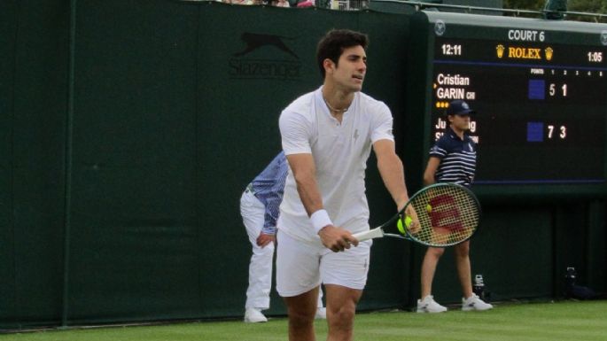 Otra decepción para Chile: Cristian Garín fue eliminado en la primera ronda de Wimbledon