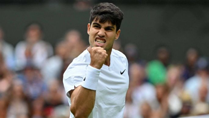 El campeón sigue en pie: Carlos Alcaraz venció a Lajal y pasó a la segunda ronda de Wimbledon