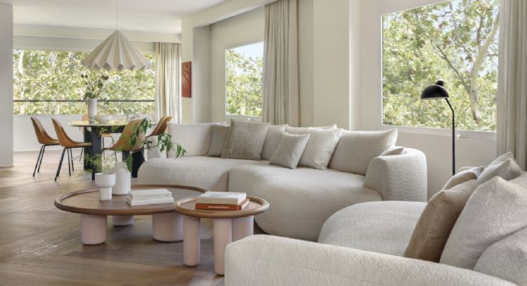 Para las salas de estar: el color que le puede dar un toque particular a la decoración