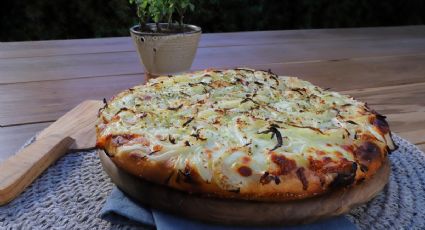 ¿Antojado?: la receta de pizza de fugazzeta más fácil para realizar en casa