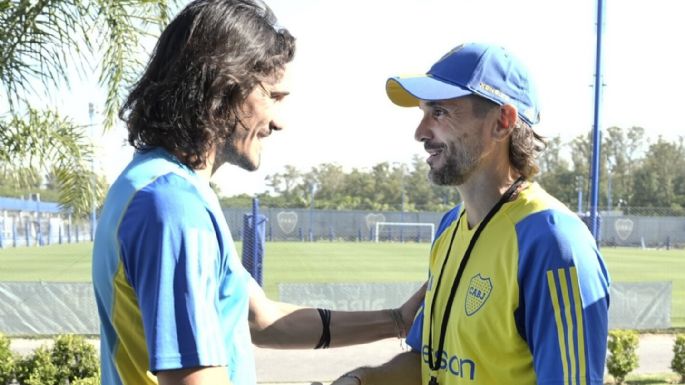 Diego Martínez debe decidir: el problema que enfrenta Edinson Cavani en Boca