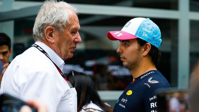 ¿Confirmado?: Helmut Marko habló de Checo Pérez y disipó rumores sobre su futuro