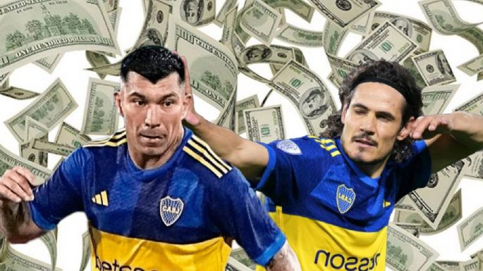 Ni se acerca: el salario que recibe Gary Medel en comparación con Edinson Cavani en Boca