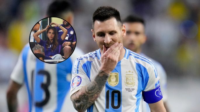 ¿Se repetirá hoy?: así reaccionó Antonela Roccuzzo cuando Lionel Messi erró el penal ante Ecuador