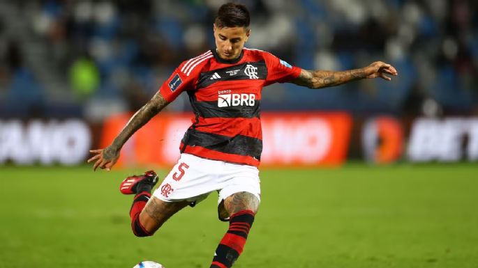 Que noticia en Brasil: el enojo de Erick Pulgar que no pasó inadvertido en Flamengo