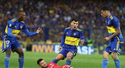 El equipo de Gary Medel se aleja de la cima: Boca empató ante Barracas Central en La Bombonera